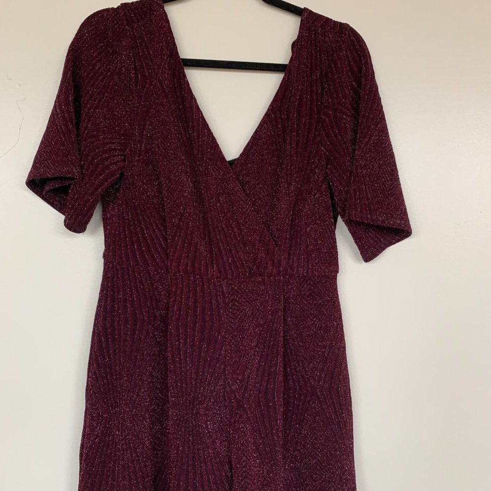 Maroon Romper